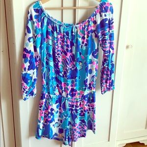 Lilly Pulitzer Off the Shoulder Romper